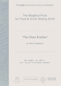 2018 Mogford Prize Winner - The Glass Kitchen by Jane Cammack